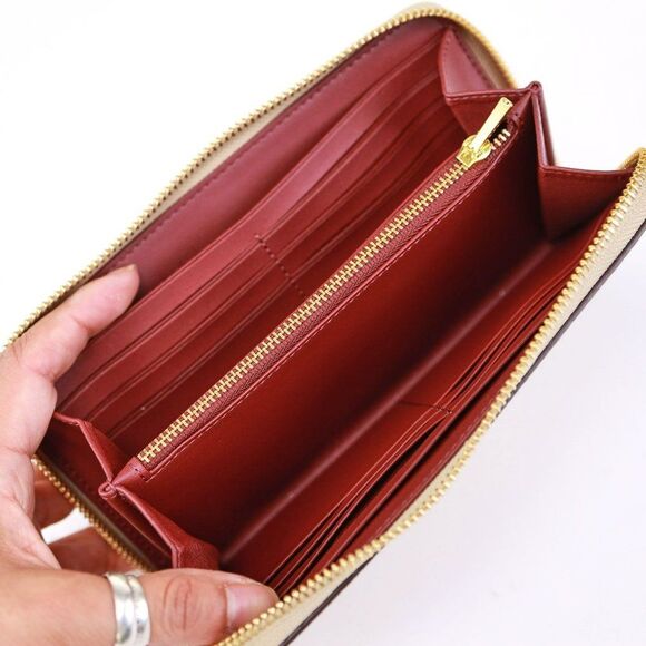 NWT Coach Disney Patches Zip Wallet Signature Light Khaki - Picture 7 of 10